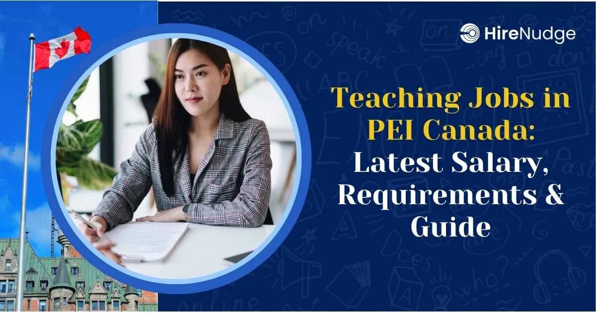 Teaching Jobs in PEI Canada Latest Salary, Requirements & Guide - HireNudge